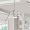 Nuvo Edmond, 14 Inch LED Pendant, Polished Nickel with Clear Glass 62/2051 - alternate 4